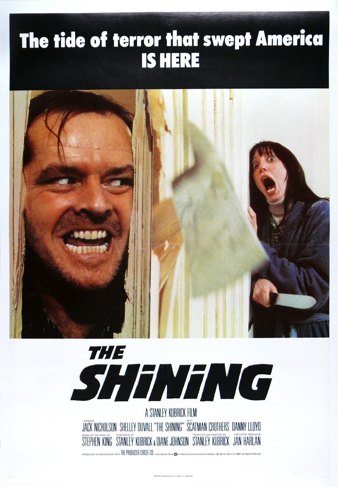 The Shining 1980 theatrical poster