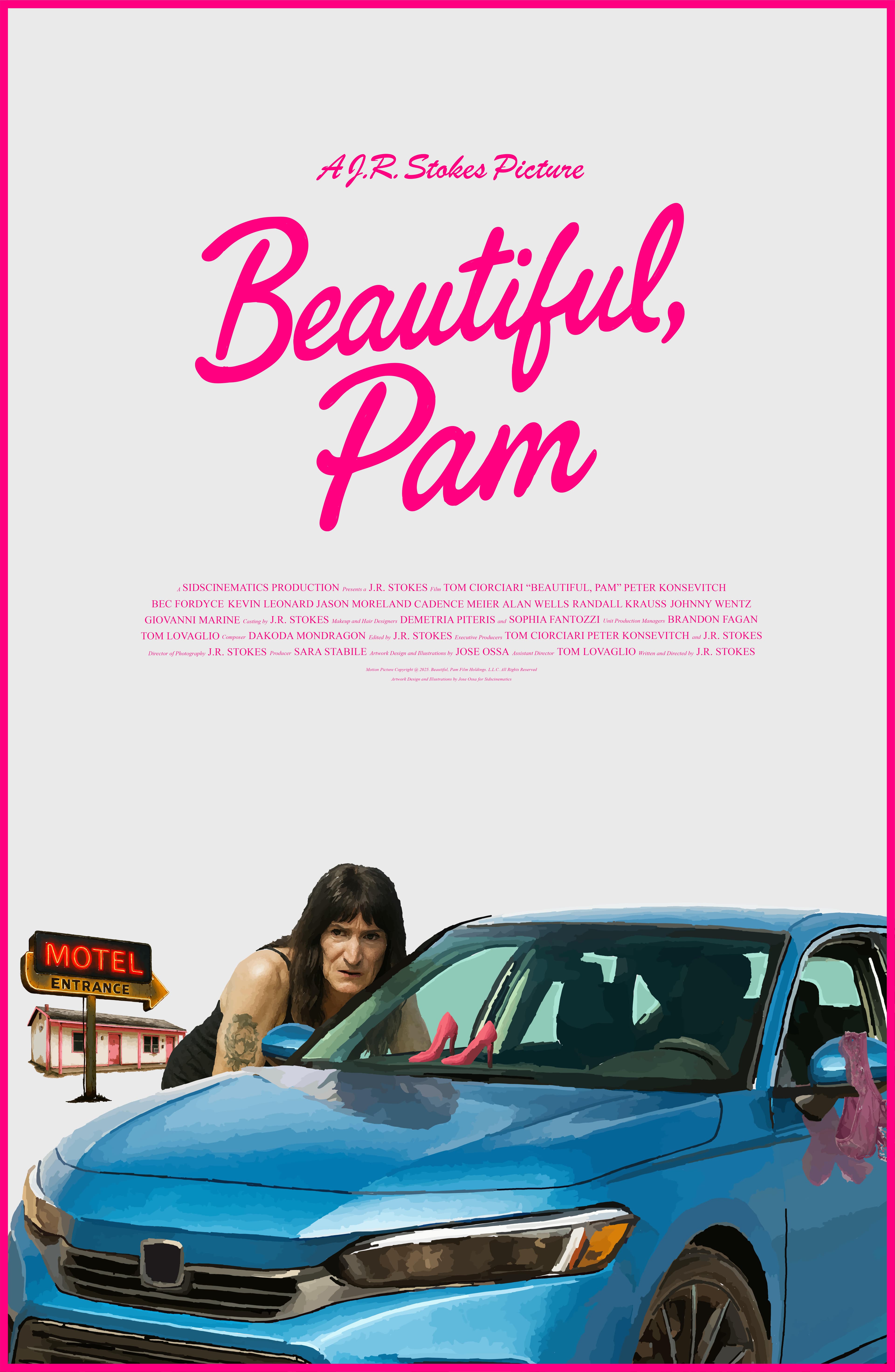 beautiful, pam movie poster
